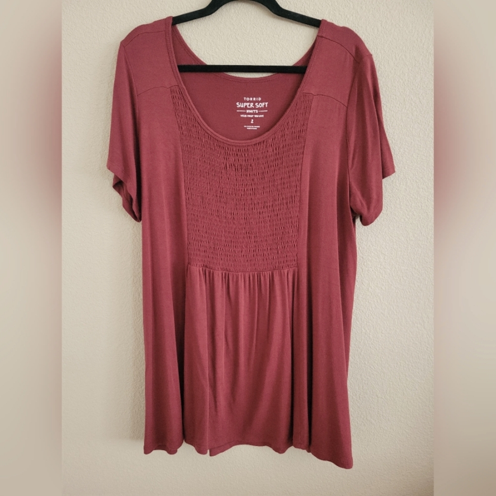 Torrid soft baby doll top